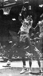 Miller averaged 22.3 points per game during his senior season at UCLA. The senior forward lived up to his reputation as a clutch three-point shooter on Jan. 24, 1987 when he sank a 28-foot jump shot against Notre Dame with less than 10 seconds remaining. Miller’s shot proved to be game-winner for the Bruins.