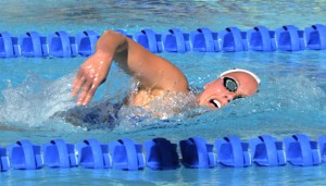 Freshman Megan Rankin said that she is trying to turn her nerves into good energy for the postseason competition. The swimmers have been concentrating on fine-tuning their strokes in practice.