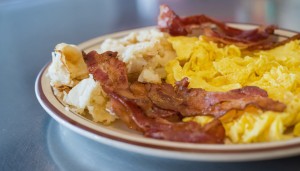 The restaurant offers classic diner breakfasts.