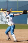 Ally Carda was a major contributor to the Bruins last weekend, staying strong on the mound and batting in five runs.