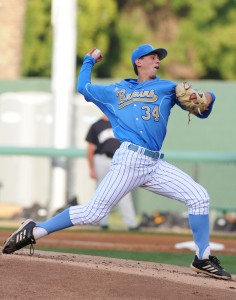  Freshman right-hander Cody Poteet pitched a career-high six innings against UC Irvine, striking out five of the Anteaters’ batters.