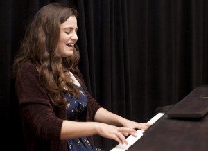 Third-year theater student Halle Charlton will perform as a solo artist at Spring Sing again this year. Just before last year’s performance, Charlton created her alto ego Ruby Lee.