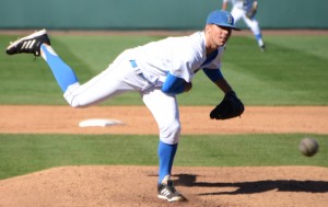 Junior pitcher Nick Vander Tuig, who leads UCLA’s pitching staff with nine wins, looks to lead the Bruins to their sixth straight Saturday victory this weekend at USC. 