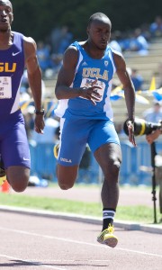 Junior sprinter Yusef Merriweather is competing in three events at this weekend’s prelims.