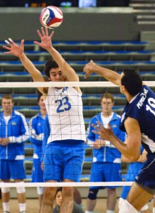 Rising senior outside hitter Gonzalo Quiroga has been one of UCLA's most consistent options on offense.