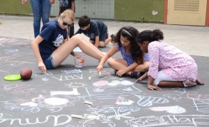 Pio Pico is the first summer volunteer site for Amigos de UCLA. At Pio Pico, UCLA students do arts and crafts and play sports with the children there.