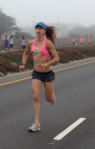 Despite not training specifically for the event, Gordon finished first at the Nike Women's Marathon.