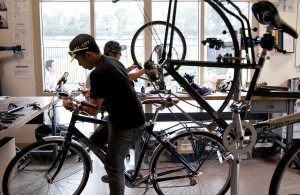 To accommodate increasing demand from customers, the UCLA bike shop has increased staff and classes in the past years.