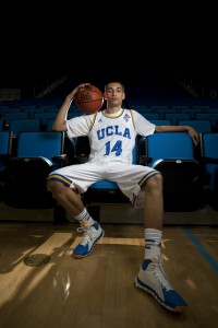 Freshman guard Zach LaVine's athleticism makes him an intriguing player. LaVine won the BallisLife All-America Dunk Contest last year and claims to have a 47-inch vertical jump. Erin Ng/Daily Bruin senior staff