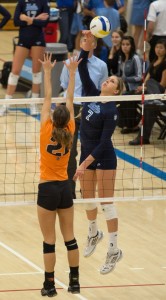 Sophomore outside hitter Maddy Klineman said that the height of USC players proved to be a difficult challenge to overcome and limited UCLA's shots. 