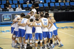 The UCLA men's volleyball team got off to another fast start, taking set one against UC Irvine 25-14. Senior outside hitter Gonzalo Quiroga pointed to the team's senior leadership as a reason for the Bruins' first set success.  