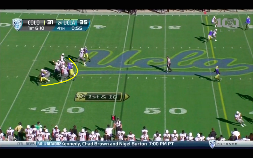 UCLA front four forces INT for Meadors