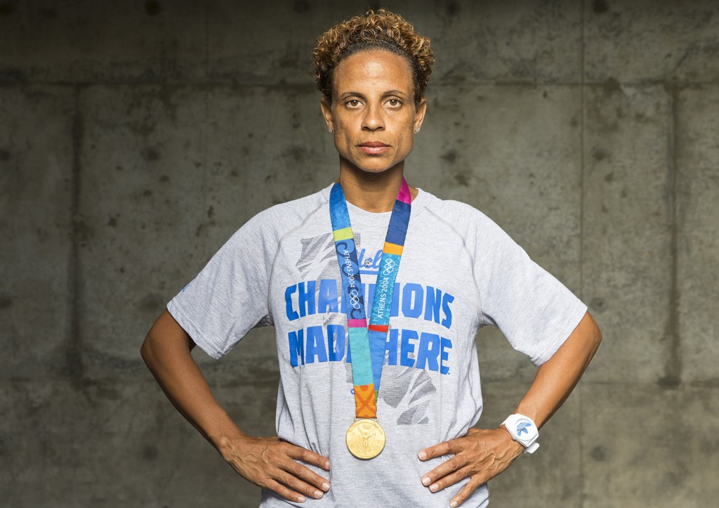 UCLA track and field coach Joanna Hayes utilizes her experiences at both the collegiate and Olympic levels to bring a unique perspective to her coaching. (Keila Mayberry/Daily Bruin staff)