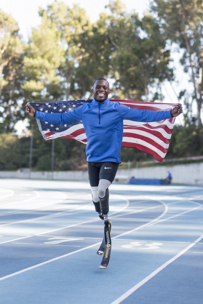 Blake Leeper was born without calves, ankles or feet, but that wouldn’t stop him from going to Rio. He’ll compete in his second Paralympics this September. (Miriam Bribiesca/Photo editor)