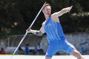 Marian Spannowsky's season best in 2017 was a distance of 226 feet and one inch. This year, the sophomore returns looking to better last year's marks. (Keila Mayberry/Daily Bruin staff)