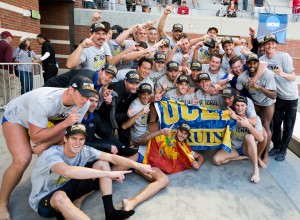 UCLA men’s water polo will host a championship celebration rally today from 12-1 p.m. in Bruin Plaza. Students will be able to meet and take photos with the players and the trophy. (Amy Dixon/Assistant Photo editor)