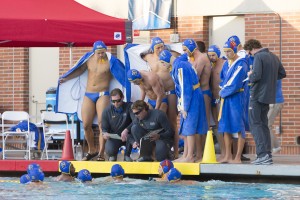 Adam Wright coached the men’s water polo team to an NCAA championship in the fall, and tomorrow will be his first game as the women’s water polo coach. (Amy Dixon/Assistant Photo editor)