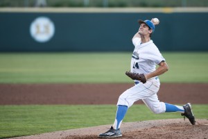 Jake Bird will have a shot at a top spot in coach John Savage's weekend rotation this season. The senior started last season as the teams No. 2 starter, but a shoulder injury kept him off the mound for a large portion of the season. (Michael Zshornack/Photo editor)